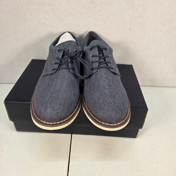 1901 Joseph Chambray Washed Canvas Lace-Up Oxfords Shoes Blue Men\'s Size 7M NWOT main image 10